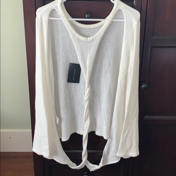 Signature8 Sweaters - SIGNATURE8 OPEN BACK SWEATER